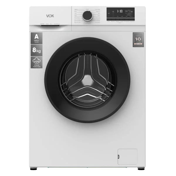 EVW-8BAWL21 LAVADORA CARGA FRONTAL 8KG BLANCO EFICIENCIA ENERGÉTICA A