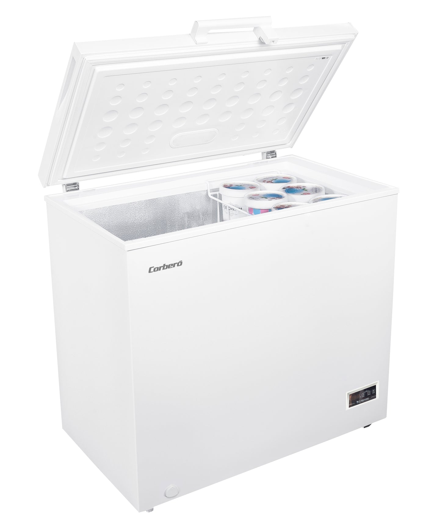 Arcon Congelador horizontal Corbero CCHH20024E, Blanco, 55 cm, E 198 LTS