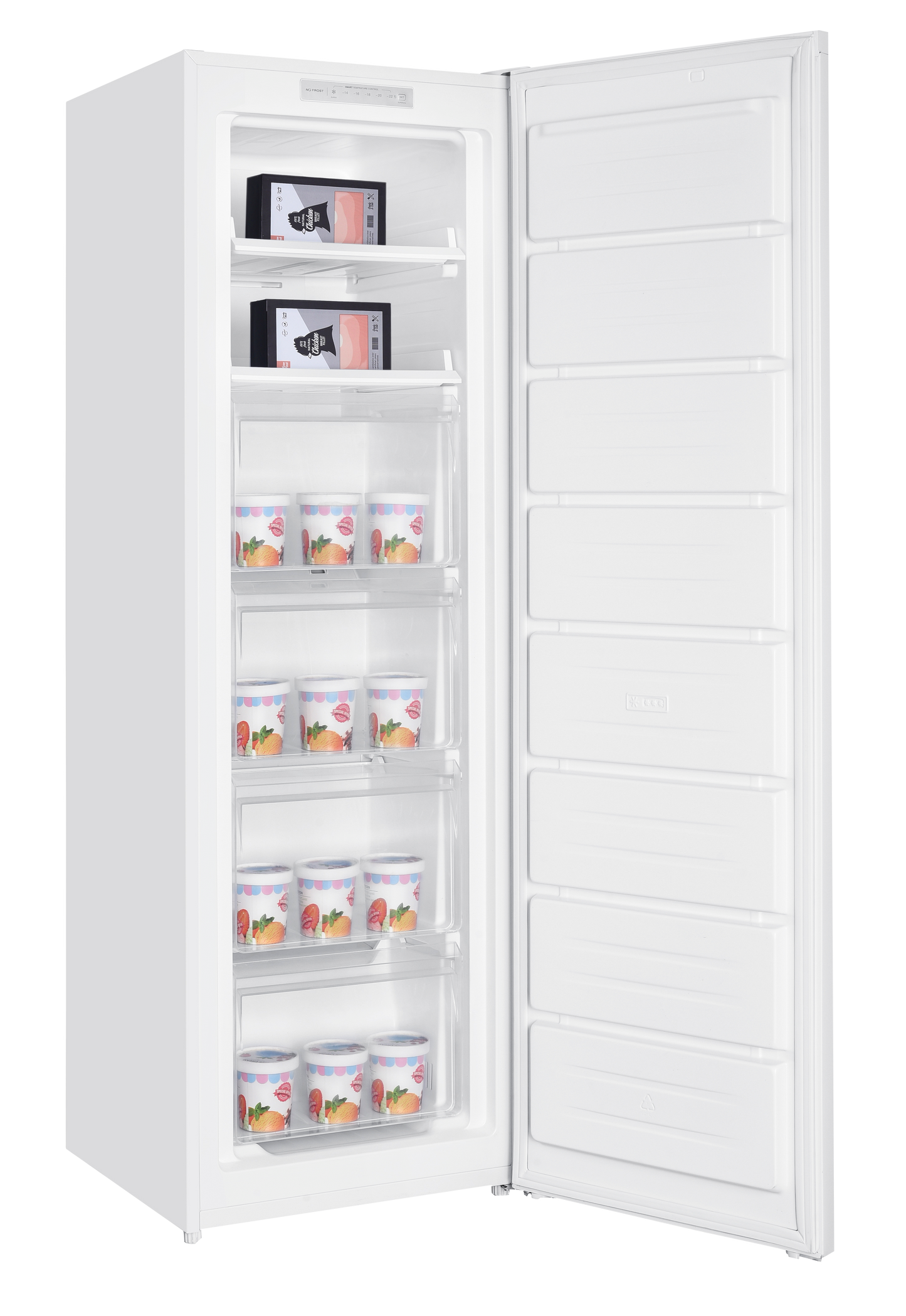 Congelador Vertical Corbero CCVH17023NFW, 171x55cm, E, NO FROST