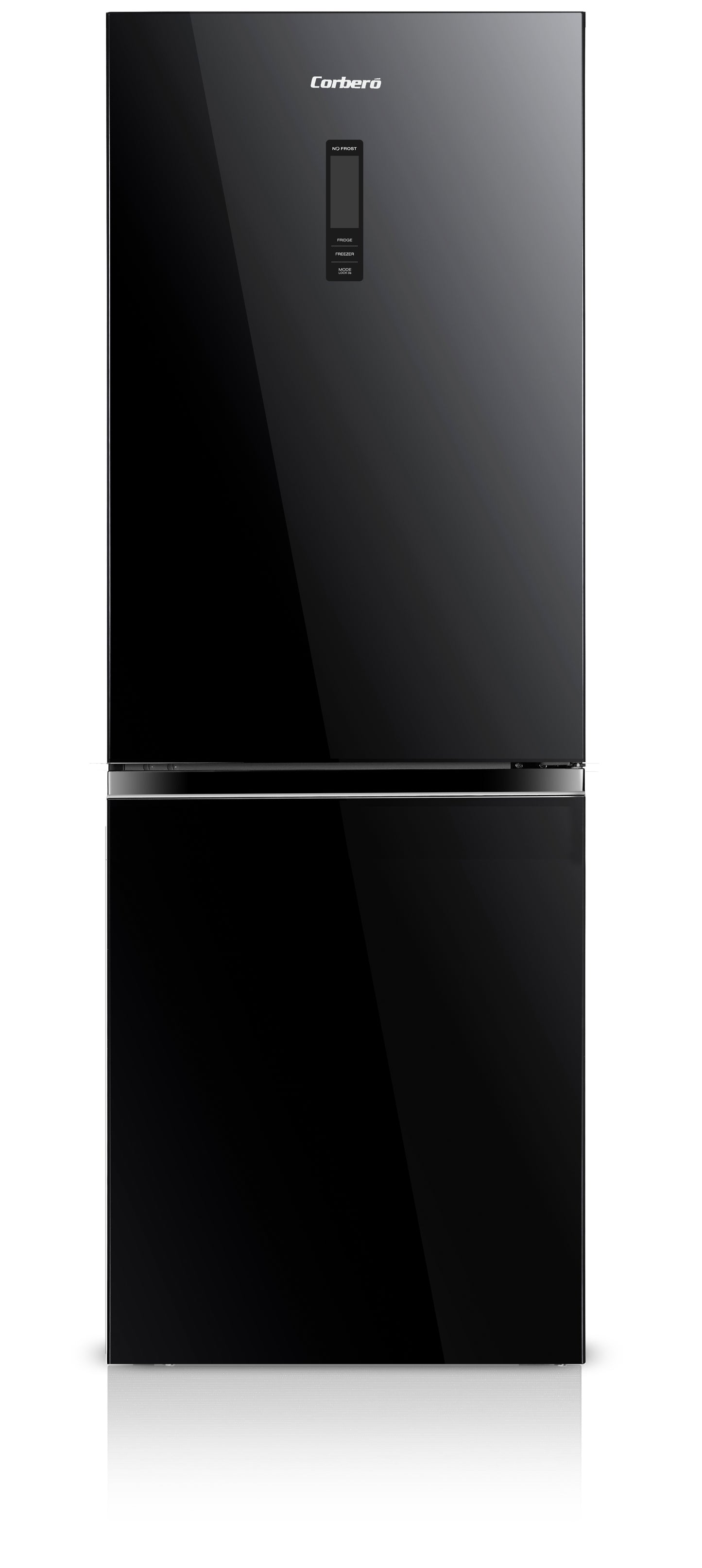 Frigorífico Combi Corbero CCHGL185NFN, 185X60, E, NoFrost 323L Cristal Negro