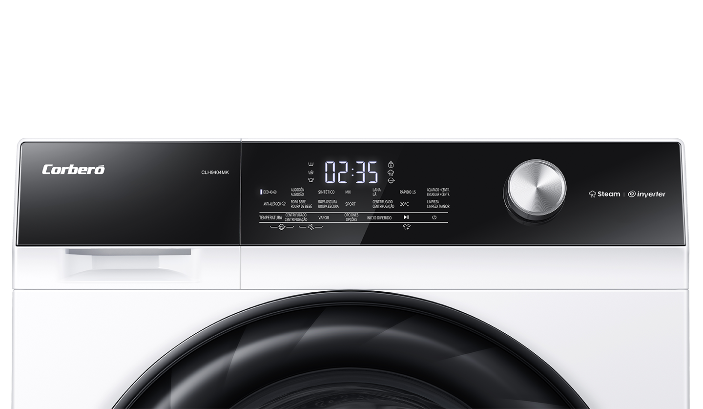 Lavadora Oferta Corbero CLH9404MK, 9kg, 1400rpm, A, Blanco