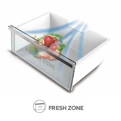 COMBI VOK REFRIGERATOR 185 CM STAINLESS STEEL ENERGY EFFICIENCY CLASS E EVR-310NEI