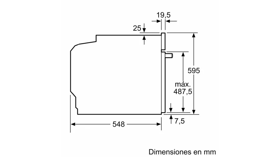 HORNO SIEMENS HB372AES3, MULTIFUNCION., 71L, Pirolisis, Ref. HB372AES3