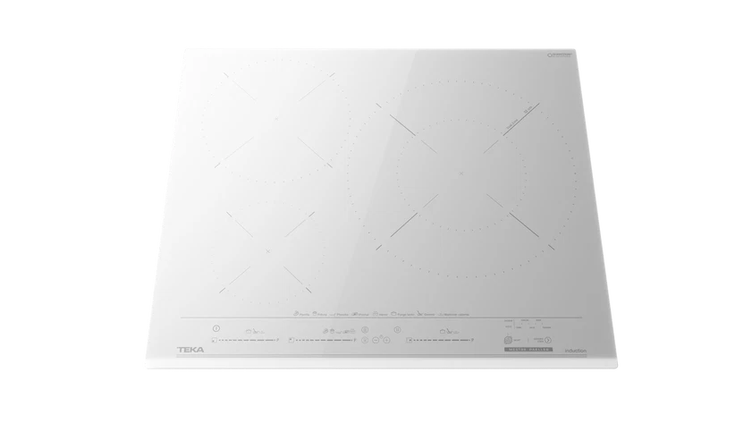 Vitroceramica Inducción Teka MESTREPAELLER IZC 63632 MPT WH, 3 zonas Cristal blanco