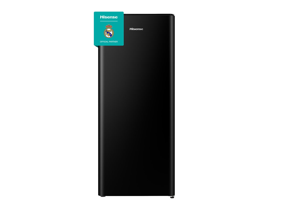 Frigorífico 1 puerta Hisense E RR220D4BBE, Negro, 128x52 cm, 165L