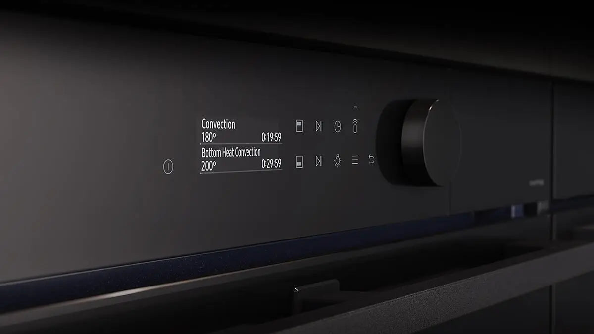 Horno - Samsung NV7B5750TDKU1, Multifunción, Pirolítico, Air Fry, 76l, 59.5 cm, Dual Cook Flex, WiFi, Negro