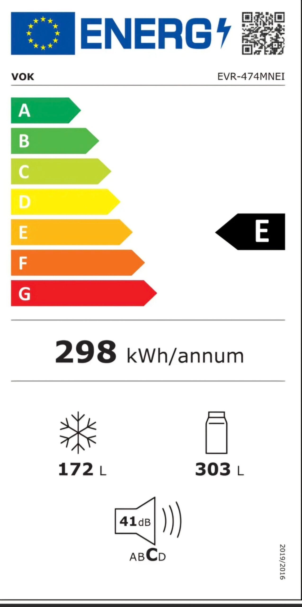 FRIGORIFICO AMERICANO VOK 4 PUERTAS INVERTER EVR-474MNEI INOX.