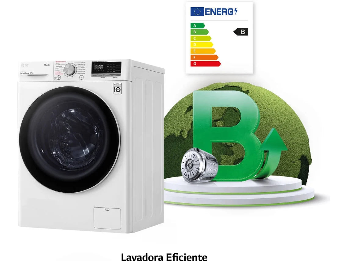 Midea Washing Machine MF100W90BAW, 9Kg, 1400RPM, A