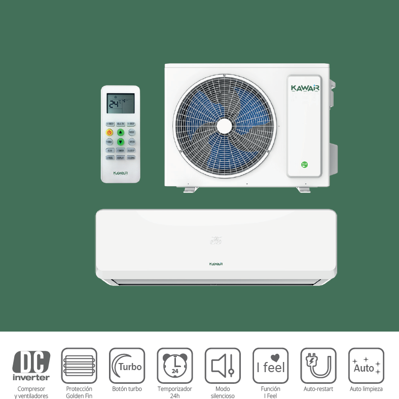 AIRE ACONDICIONADO CJTO KAWAIR KW18WF-R32 4500FG