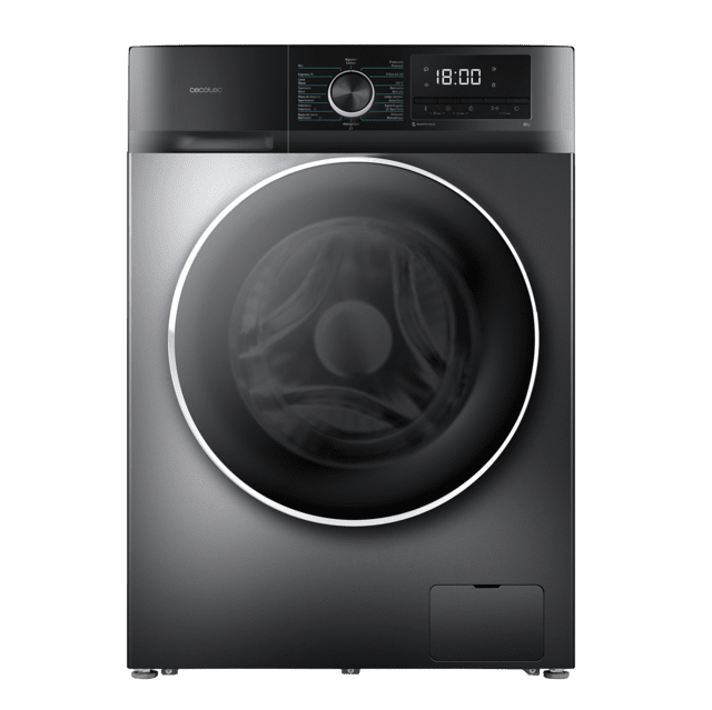 Lavadora carga frontal - Bolero DressCode 8500 Inverter Steel A Lavadora de 8 Kg inox, 1400 rpm, motor inverter plus, vapor, 16 programas, clase A y SteamMax.