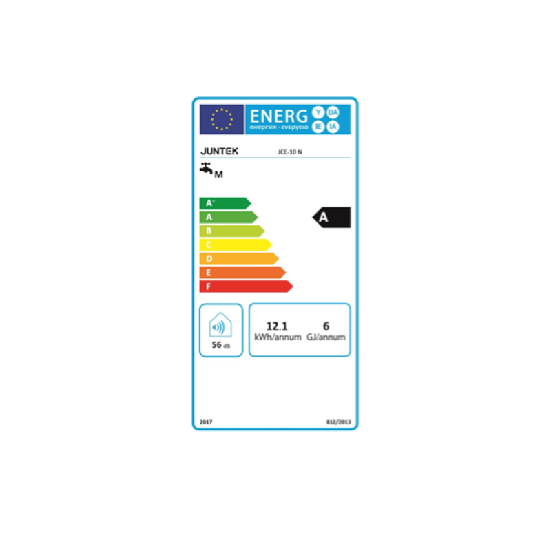 Calentador Juntek JCER12B, 12L, ESTANCO BAJO NOX GAS BUTANO