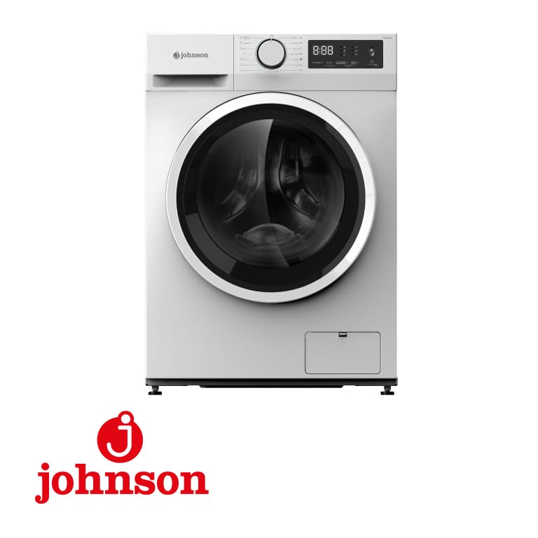 JOHNSON CF EBRO90 9KG 1400RPM CLASS A INVERTER DISPLAY WHITE WASHING MACHINE