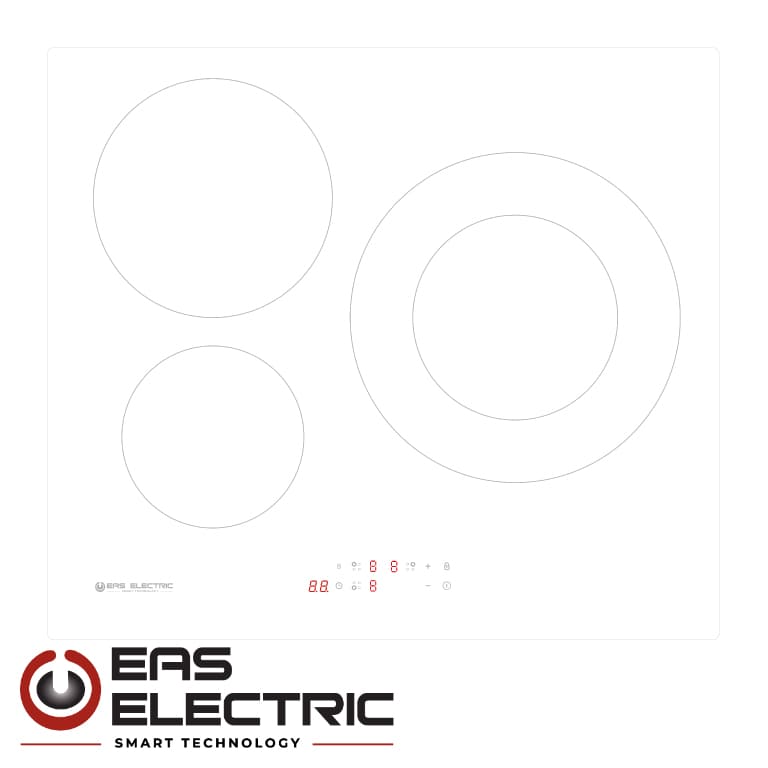 VITROCERAMICA INDUCCION EAS ELECTRIC CRISTAL BLANCO EMIH280-3FWL