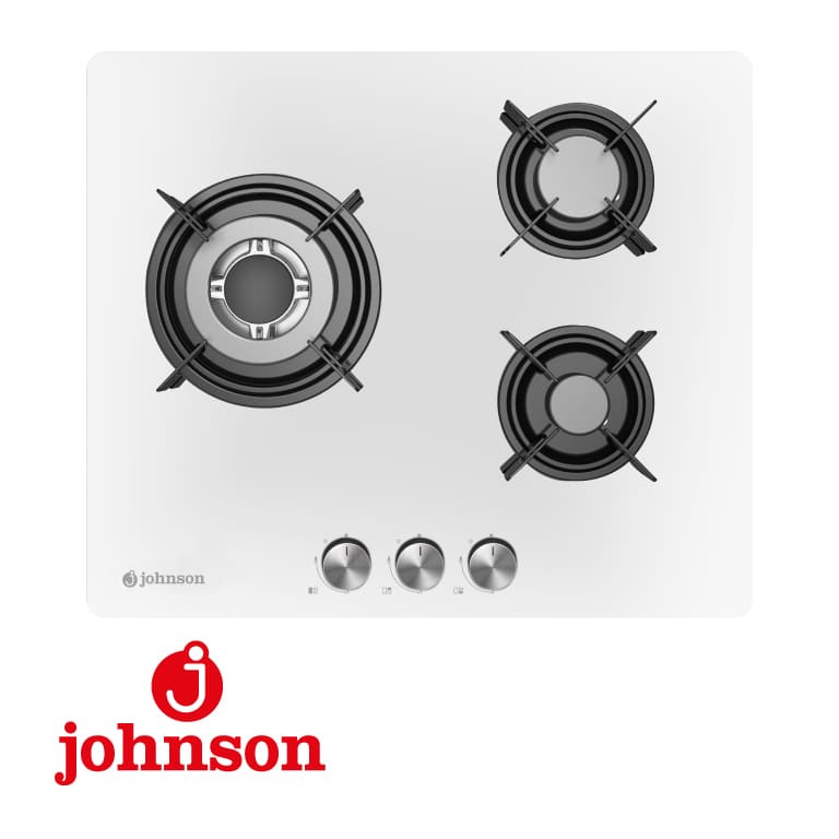 ENCIMERA CRISTALGAS JOHNSON 3 FG 60CM TRIPLE ANILLO PARRILLAS FUNDICION Ref. JAMA3BB