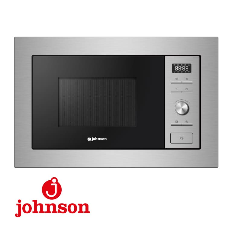JOHNSON BUILT-IN MICROWAVE 28L DIGITAL GRILL STAINLESS GLASS JOMI28XINT