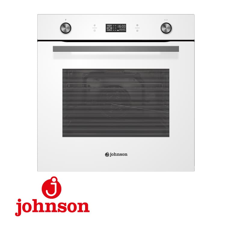 JOHNSON 70L MULTIFUNCTION DIGITAL OVEN WHITE GLASS JOR70B