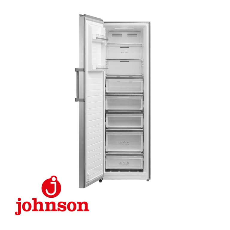 CONGELADOR VERTICAL JOHNSON 185X59.5X61.8 CM NF 1P 273L CLASE E INOX