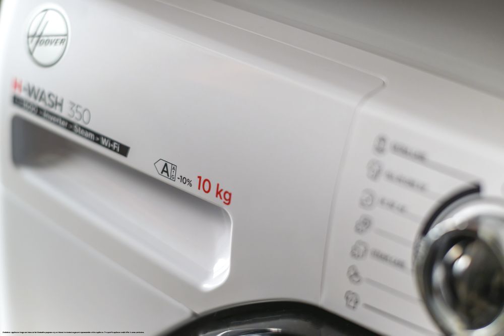HOOVER H3WPS6106TAMBS WASHING MACHINE - 10 kg, 1600 rpm, class A-10%, steam program, 78 dB, white