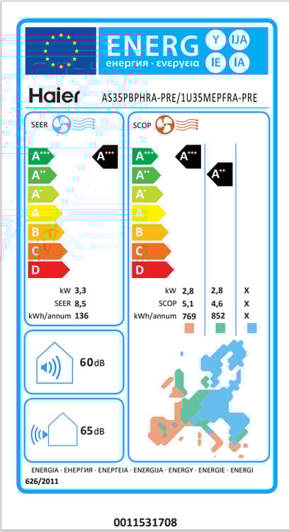 HAIER PERLA 3000FG WIFI AIR CONDITIONING OFFER WITH A+++ HEAT PUMP AND LOW CONSUMPTION