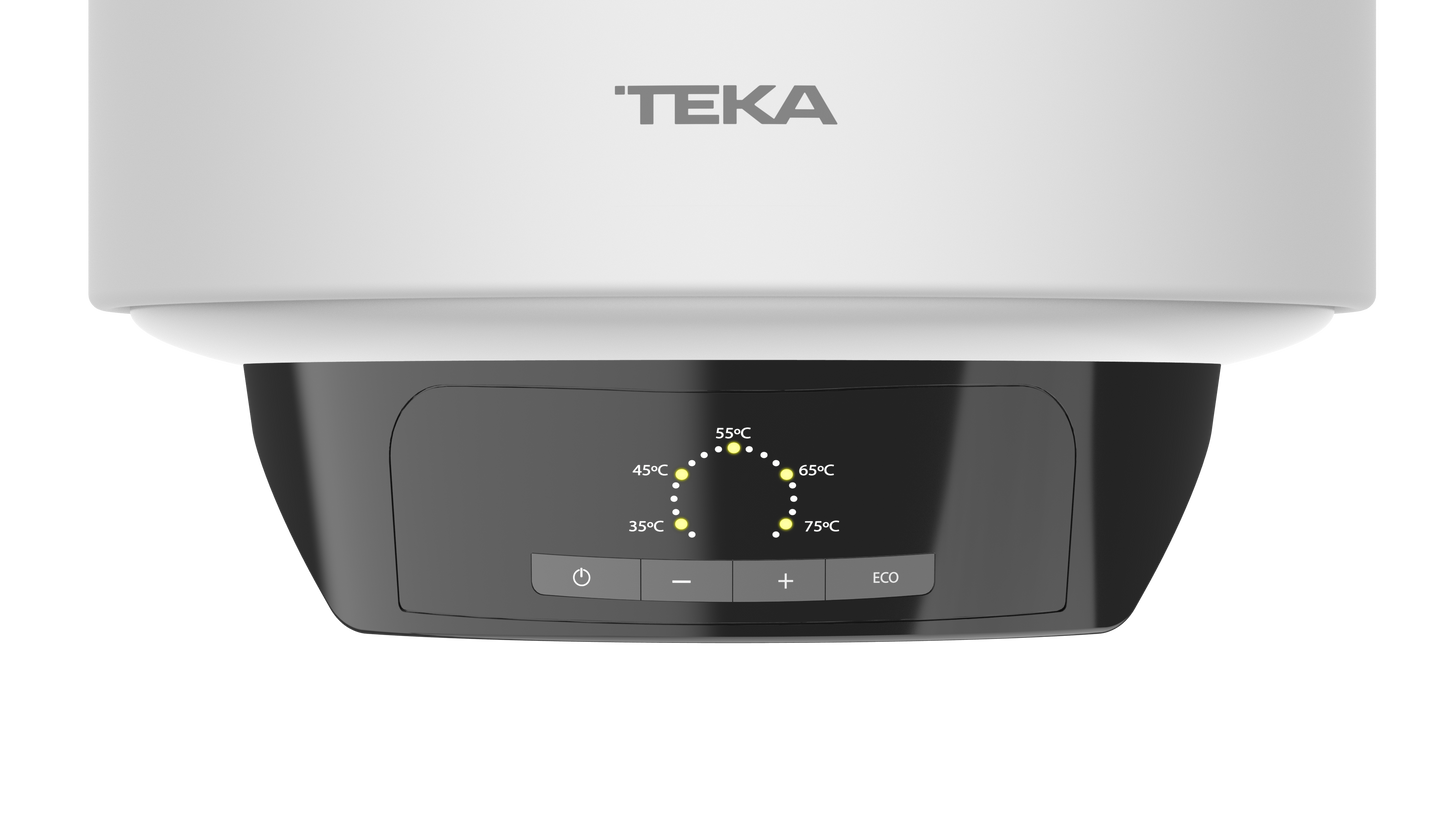 Termo eléctrico Teka vertical Smart Control de 30 litros con indicador de temperatura LED