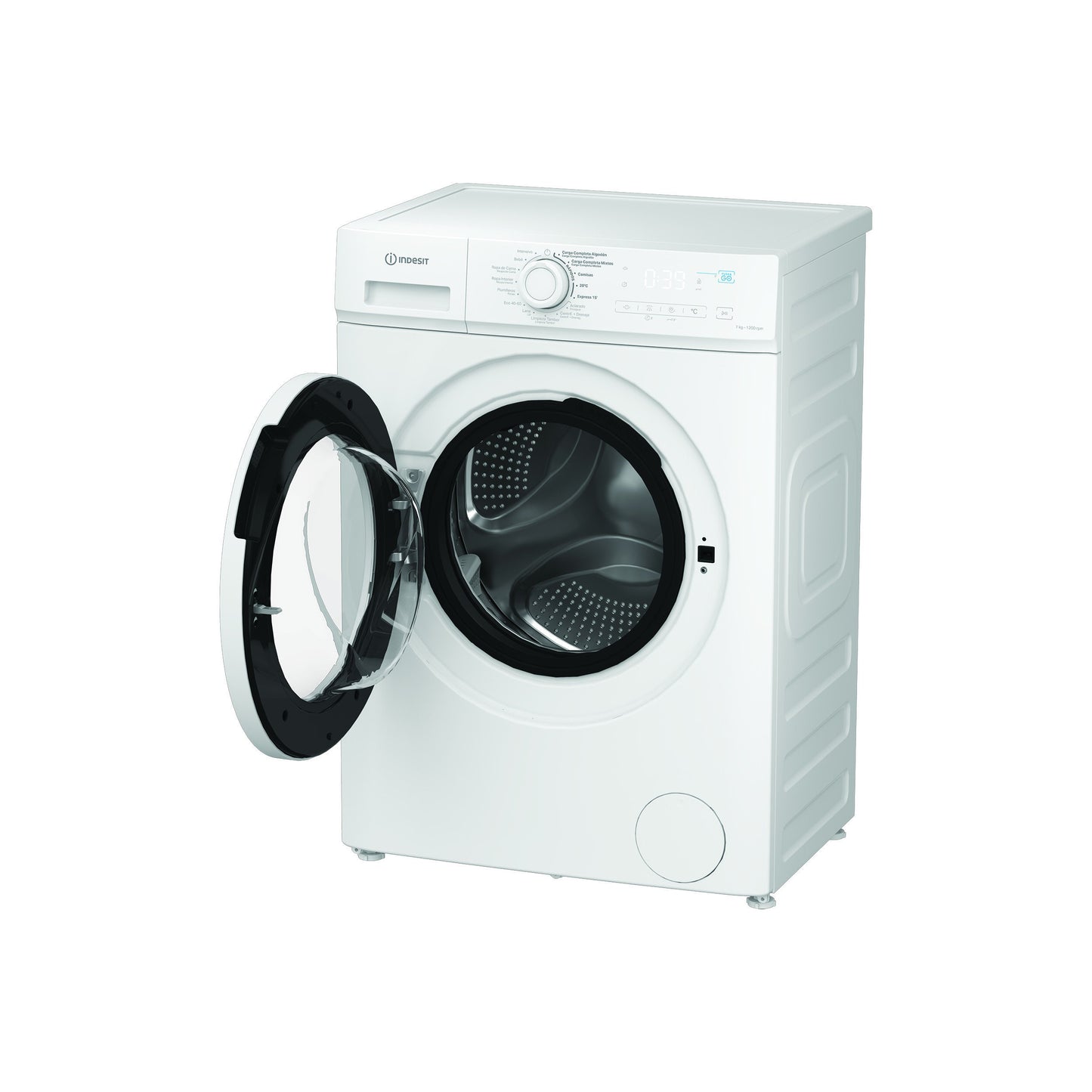 Lavadora INDESIT IMA752MYTIMESPT  7 kg de capacidad 1200 Rpm Clase B Display digital