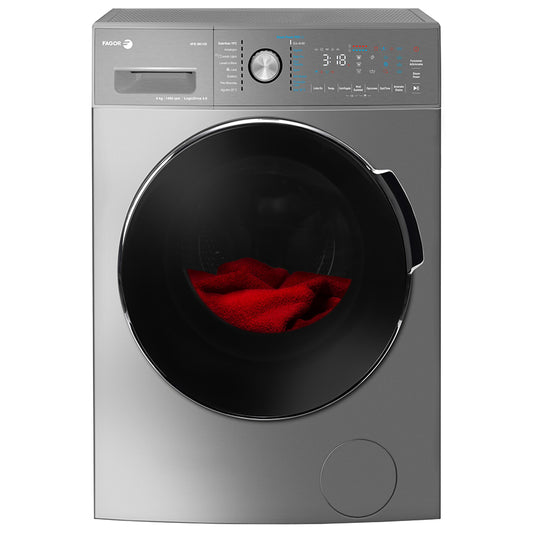 LAVADORA FAGOR 9KG 1400RPM 4FE9614X INOX CLASE B VAPOR