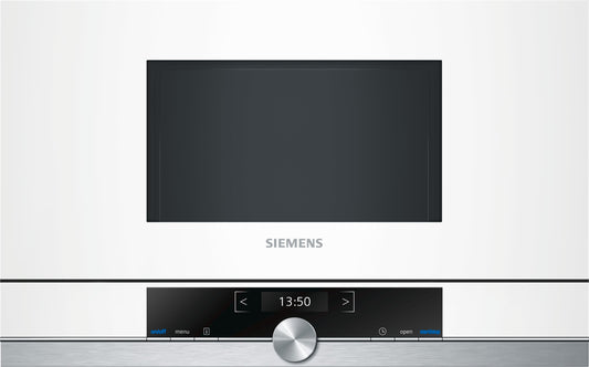 MICROONDAS INTEGRABLE SIEMENS IQ700 BF634LGW1 21L S/P CRISTAL BLANCO 900W