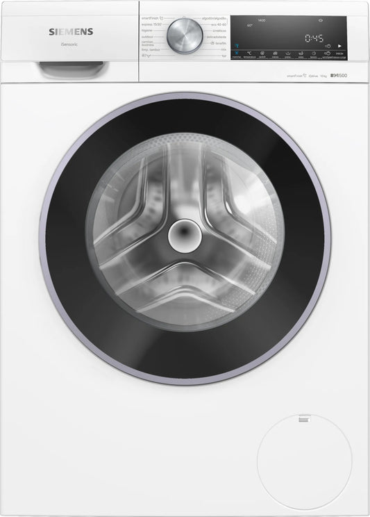 Front-loading washing machine - SIEMENS WG44G2Z0ES, 9.0 kg, 14 programs, White