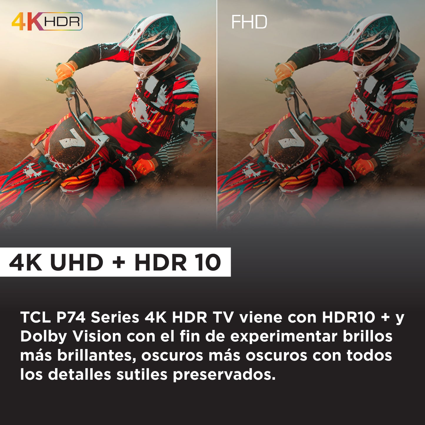 TELEVISIÓN SMART TV TCL 98" 98P745 UHD GOOGLETV 144HZ