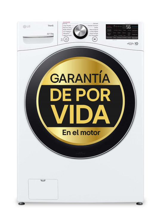 LAVADORA LG F0P3CYV2W 20KG 1000RPM TurboWash 360º  Serie XXL CLASE B