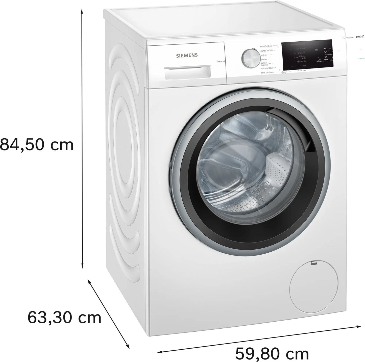 LAVADORA OFERTA SIEMENS WM14N290EP, 9kg 1200RPM CLASE A 16 PROGRAMAS