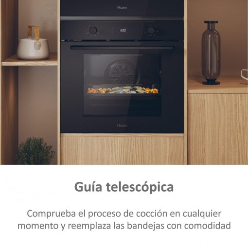 HORNO HAIER H6ID2P3T1HTB MULTIFUNCIÓN 78L 60CM