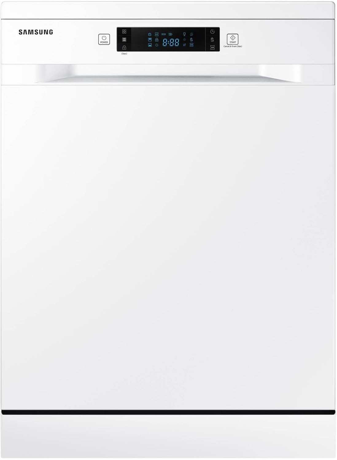 - Lavavajillas de libre instalación, SAMSUNG DW60M6040FW 13cubiertos A++ con Función Higiene [Clase de eficiencia energética D]