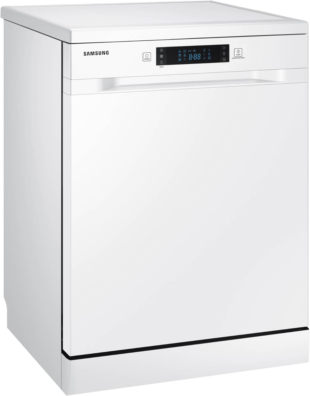 - Lavavajillas de libre instalación, SAMSUNG DW60M6040FW 13cubiertos A++ con Función Higiene [Clase de eficiencia energética D]
