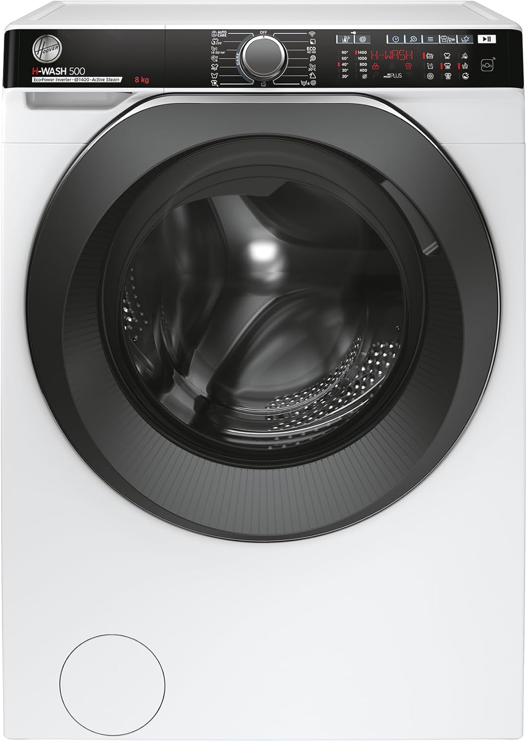 Lavadora Hoover HWP48AMBC7 - Clase A-15%, 8 kg, 14 Programas, Programación diferida, Blanca