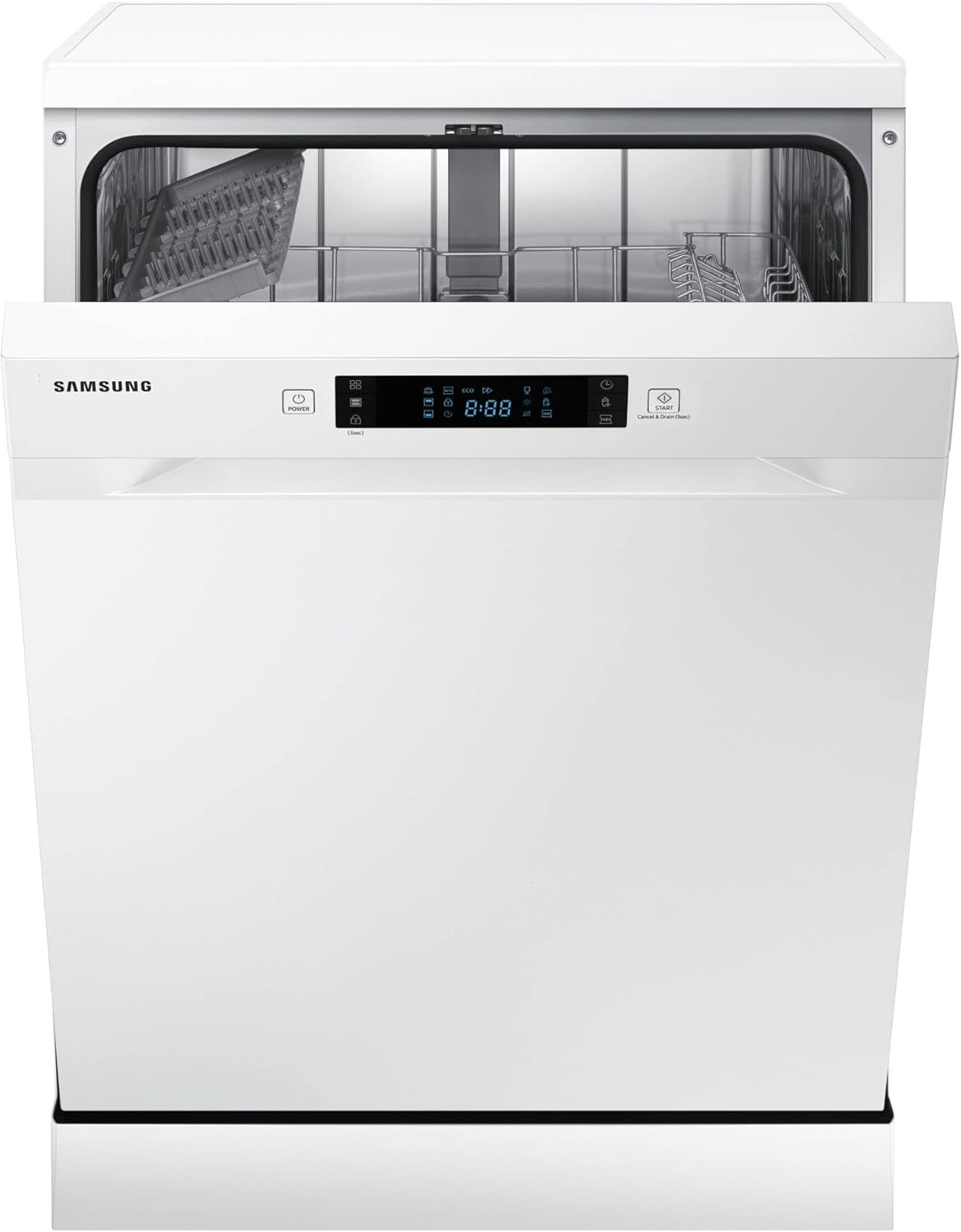 - Lavavajillas de libre instalación, SAMSUNG DW60M6040FW 13cubiertos A++ con Función Higiene [Clase de eficiencia energética D]