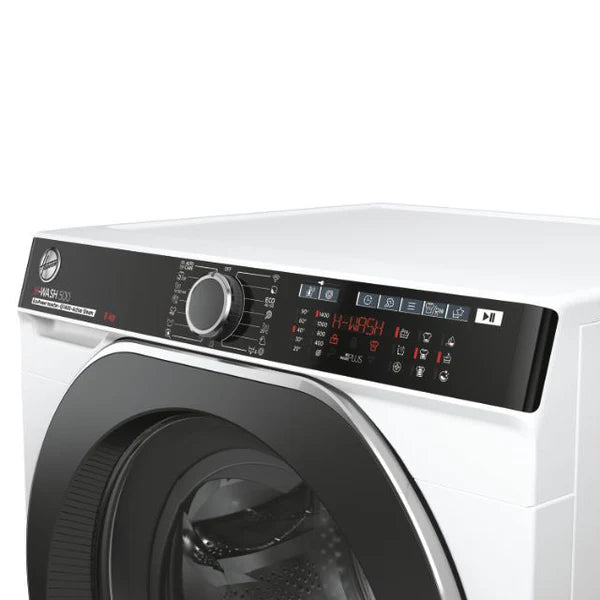 Lavadora Hoover HWP48AMBC7 - Clase A-15%, 8 kg, 14 Programas, Programación diferida, Blanca