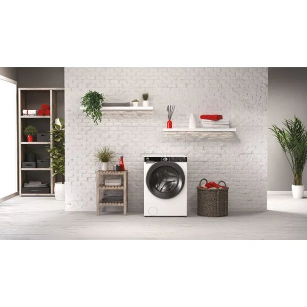 Lavadora Hoover HWP48AMBC7 - Clase A-15%, 8 kg, 14 Programas, Programación diferida, Blanca