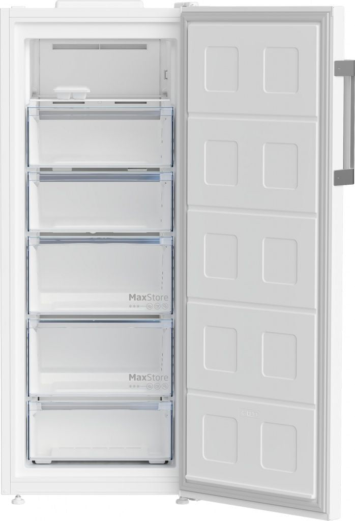 Beko B3RFNE274W Vertical Freezer, 152x60cm, NoFrost