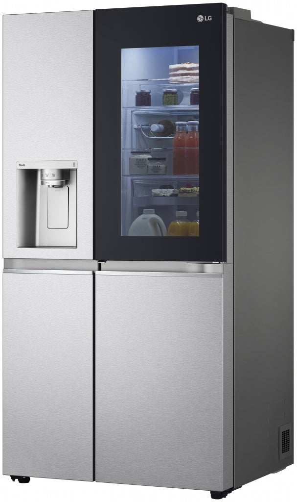 Lg American refrigerator GSXV90MBAE, Inox, 179 cm, No Frost, E 