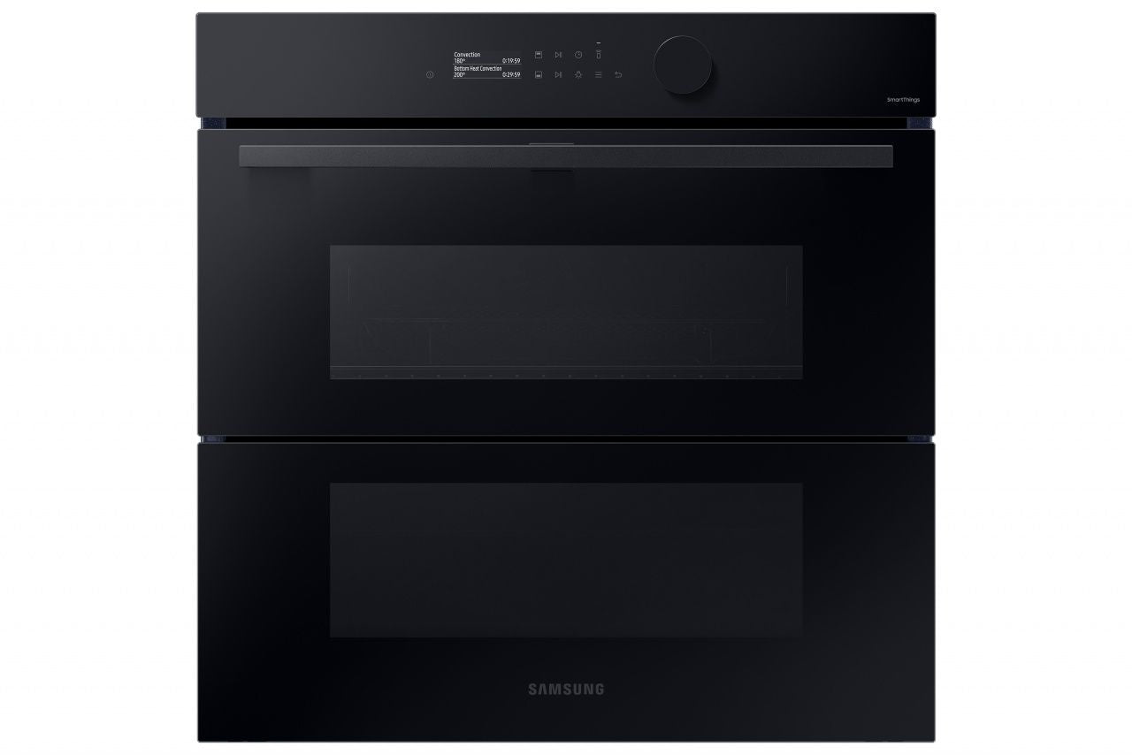 Horno - Samsung NV7B5750TDKU1, Multifunción, Pirolítico, Air Fry, 76l, 59.5 cm, Dual Cook Flex, WiFi, Negro