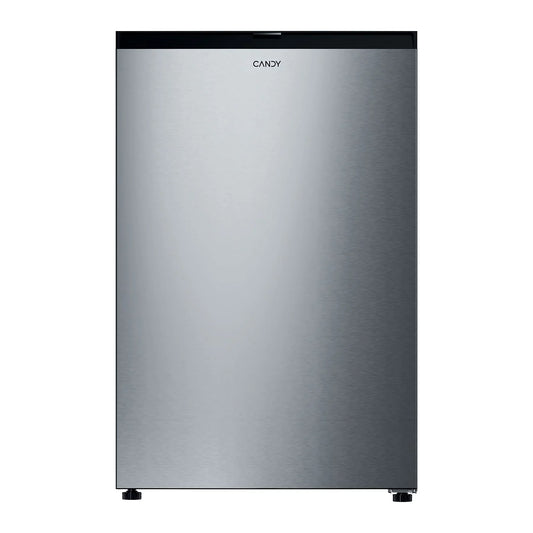 Frigorifico 1 puerta con congelador Nevera pequeña  Candy CNOQ2S58EX City Fresco 300, Static Low frost, 85 cm, 129 l, Con congelador, Puerta reversible, Inox
