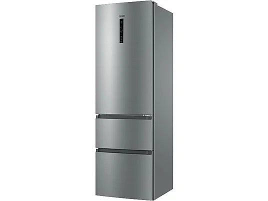 Haier 3P Combi Refrigerator HTR3619ENMN, 190x60cm, NFR, E, Inox