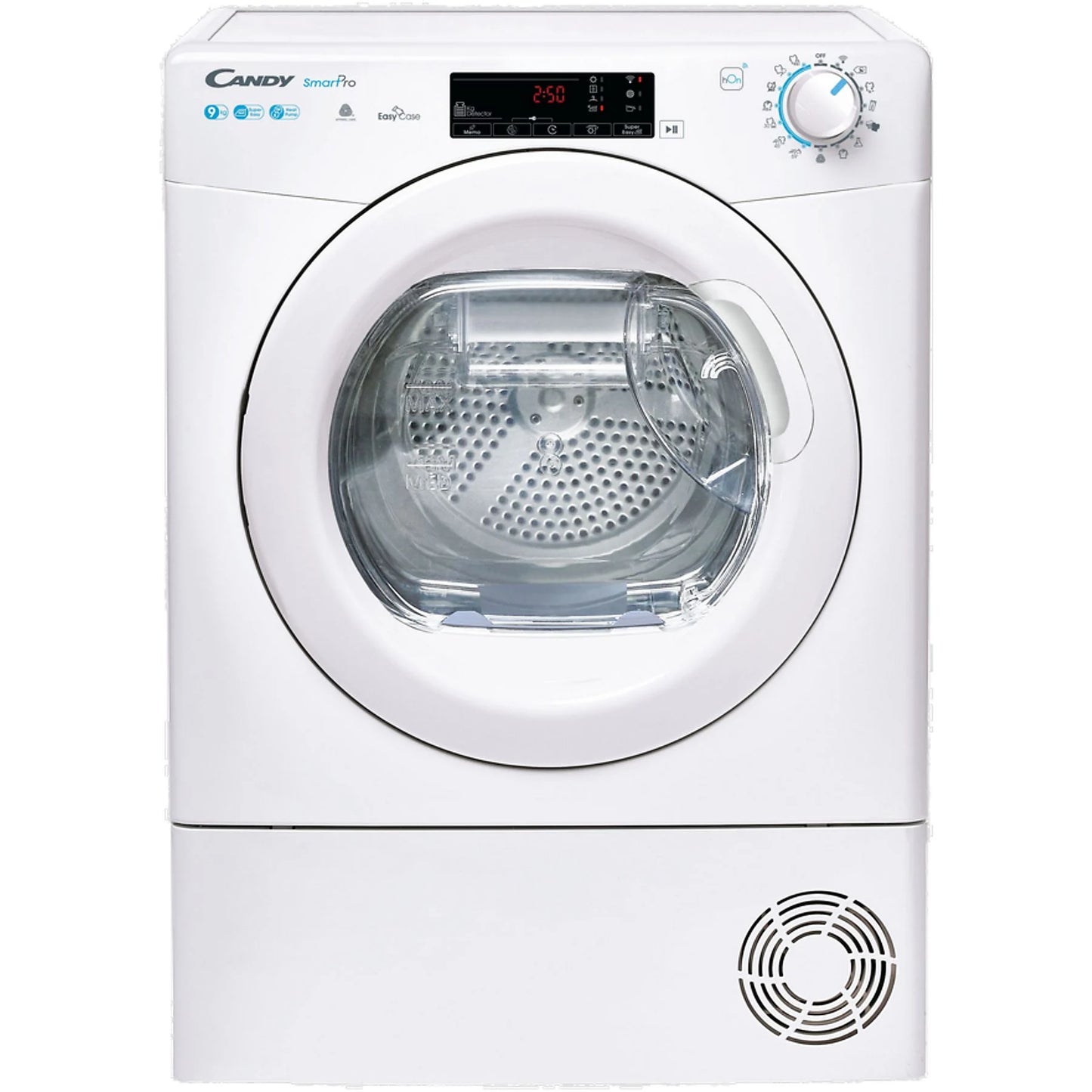 Candy CSOEH9A2TES dryer, white, 9 kg, heat pump, A++, wifi smart