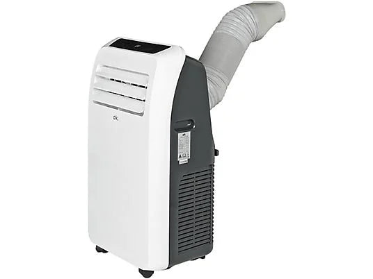 Portátil Aire acondicionado - OK OAC 3251 ES, Función deshumidificador, 3000 frigorías, 1450W, Blanco + Kit ventana + bomba de calor.