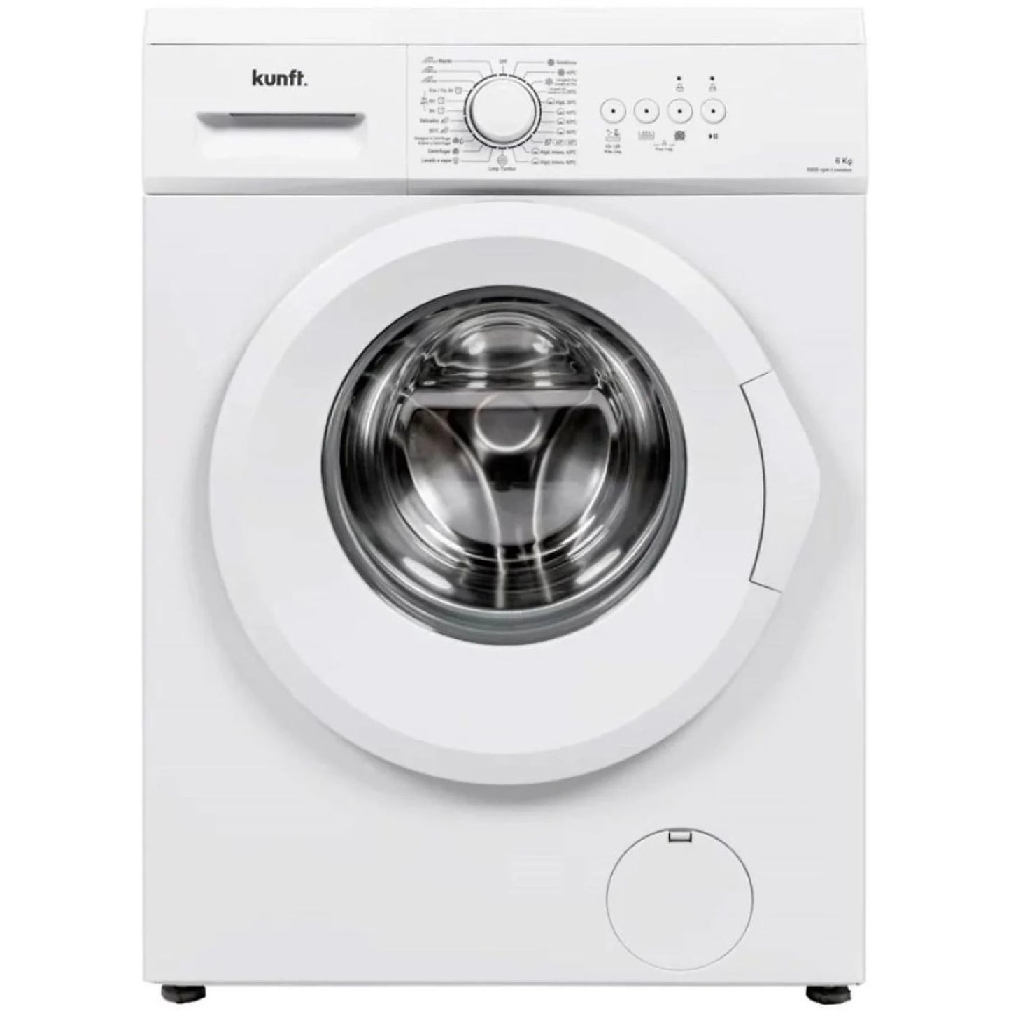 LAVADORA OFERTA KUNFT KWM8806 (6 kg - 1000 rpm - Blanco)