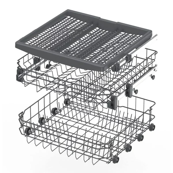 Lavavajillas OFERTA VOK EVD-14FCSAD: Eficiencia y estilo en acero inoxidable con capacidad para 14 cubiertos 3º Bandeja