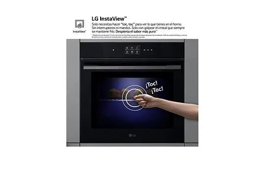 Horno LG WSED7666M, Multifunción, 76L, A++, Negro, Vapor