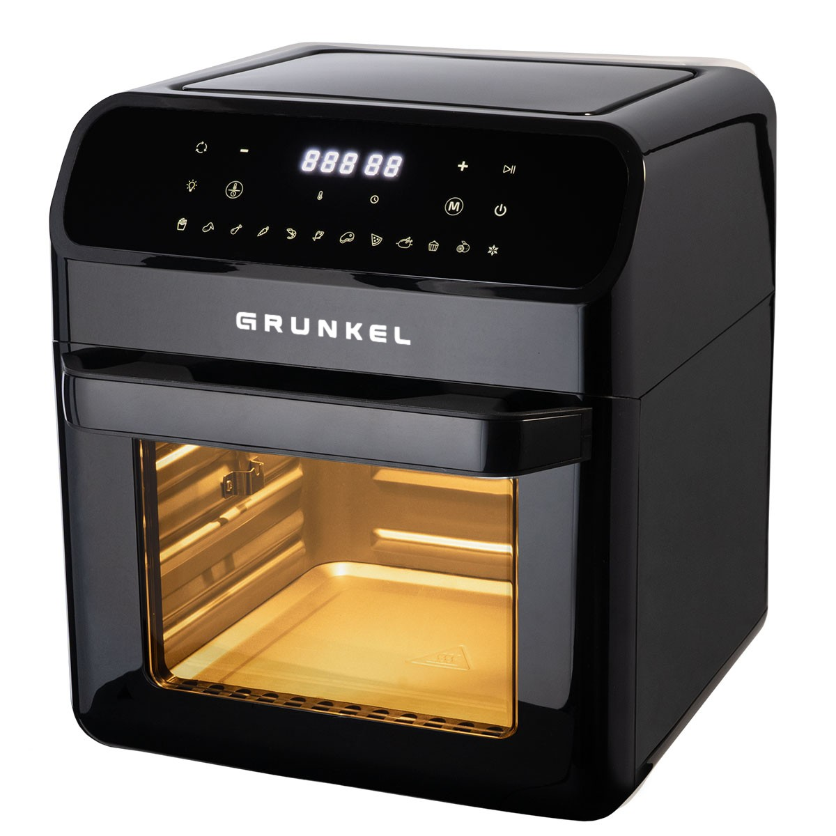 Grunkel - Freidora aire 12L - Air Fryer BLACK FRYER OVEN - 12 programas.