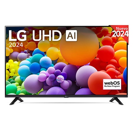 TELEVISOR LG SMART TV LED 55'' - LG 55UT73006LA.AEUQ, UHD 4K, Processor, Smart TV, Negro